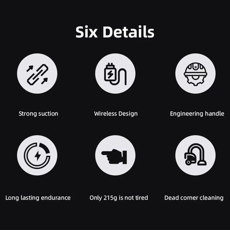 15000 Car Wireless Vacuum Cleaner Portable Strong