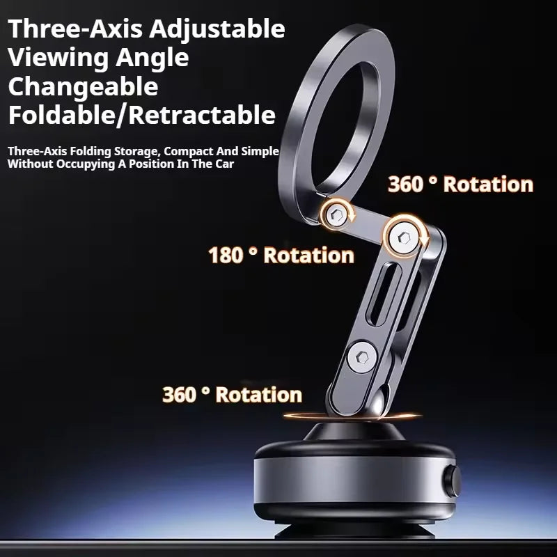 Magnetic Vacuum Adsorption Bracket 360° Rotating