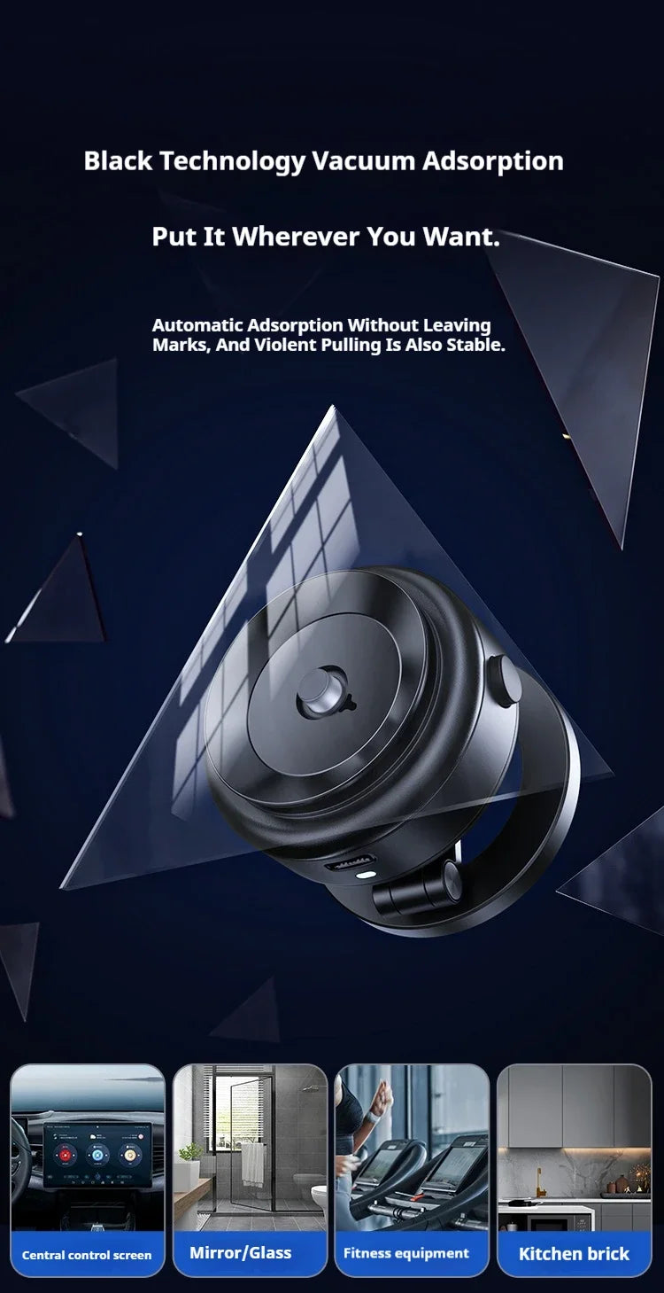 Magnetic Vacuum Adsorption Bracket 360° Rotating
