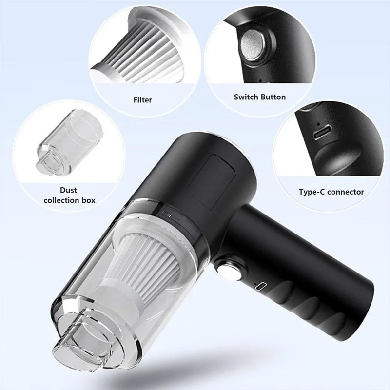 15000 Car Wireless Vacuum Cleaner Portable Strong