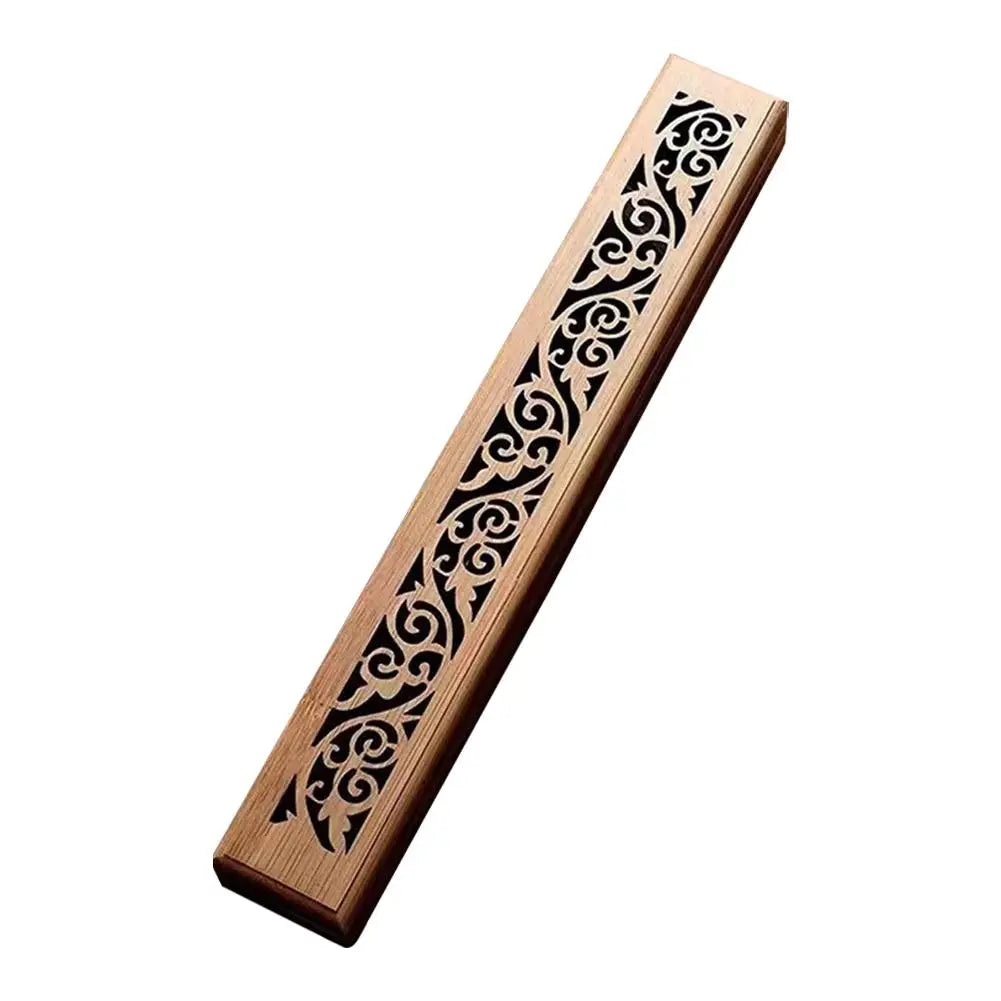 Wooden Box for Incense Storage Burning Accessories