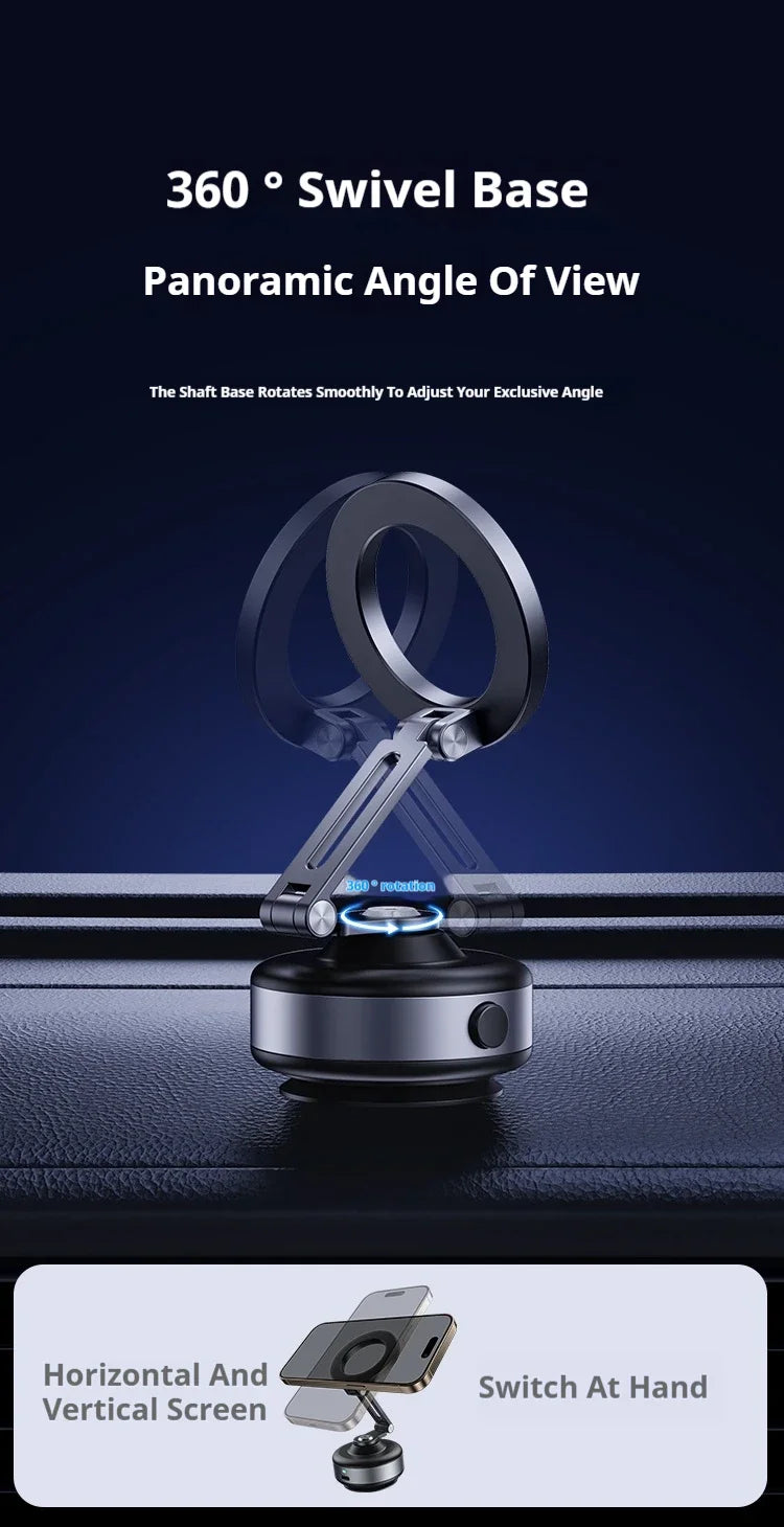 Magnetic Vacuum Adsorption Bracket 360° Rotating