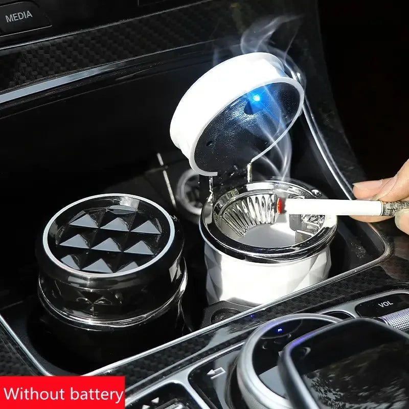 Car Cigarette Ashtray Cup LED