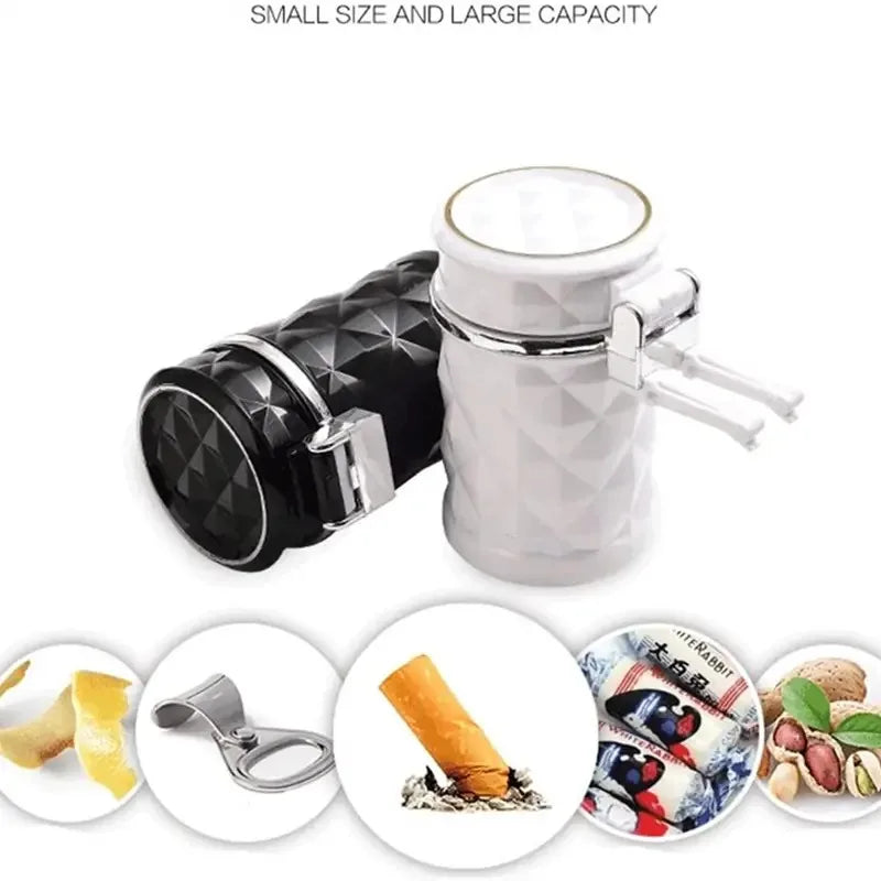 Car Cigarette Ashtray Cup LED