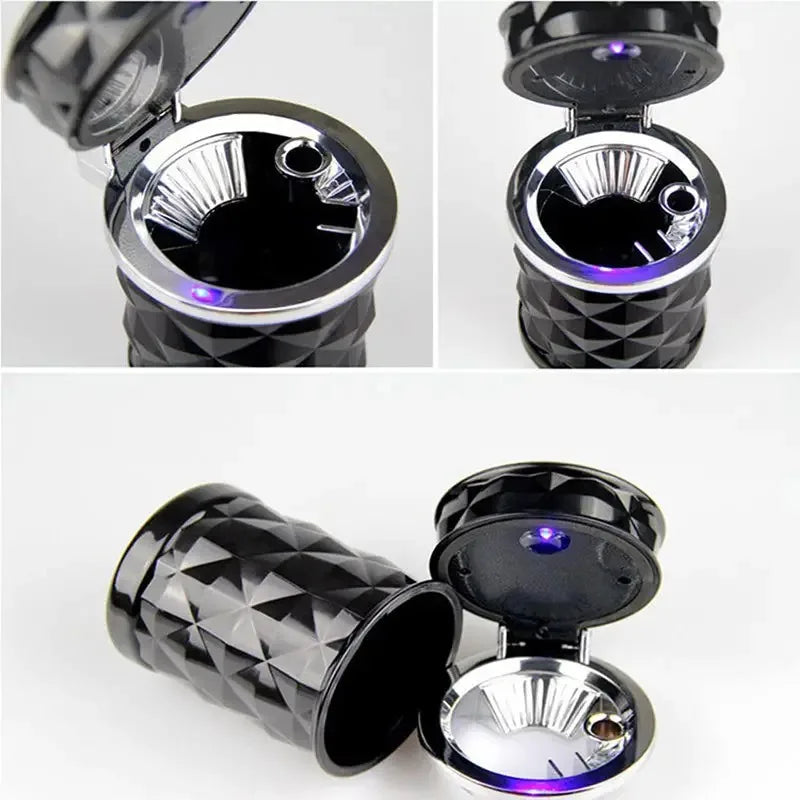 Car Cigarette Ashtray Cup LED