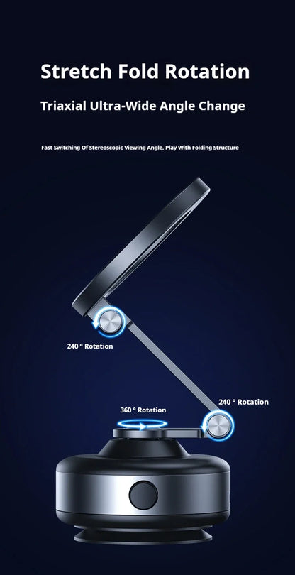 Magnetic Vacuum Adsorption Bracket 360° Rotating