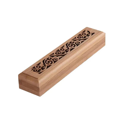 Wooden Box for Incense Storage Burning Accessories
