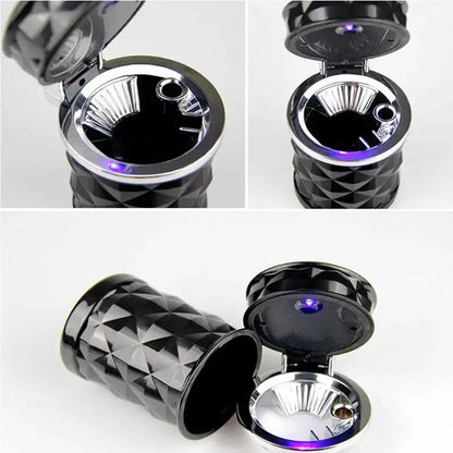 Car Cigarette Ashtray Cup  LED